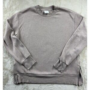 Varley Boyfriend Sweatshirt Women Size Large Pullover Side Zipper